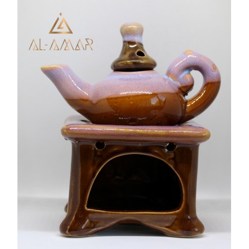 SMALL BROWN TEAPOT